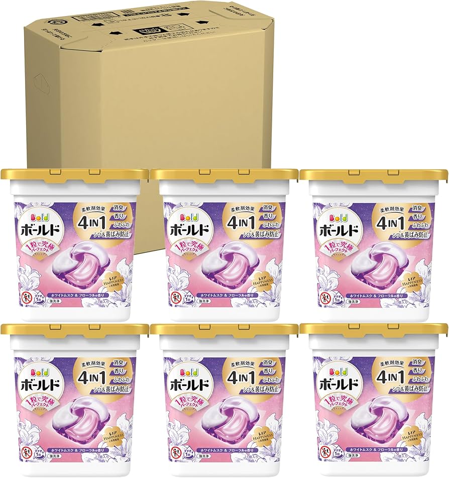 Amazon.co.jp: [季節限定]ボールド 洗濯洗剤 ジェルボール 4in1